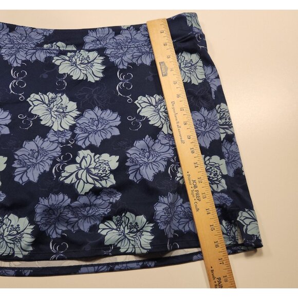 Tranquility by Colorado Clothing Skort Floral Print Blue Golf Tennis XL NEW - Picture 8 of 8
